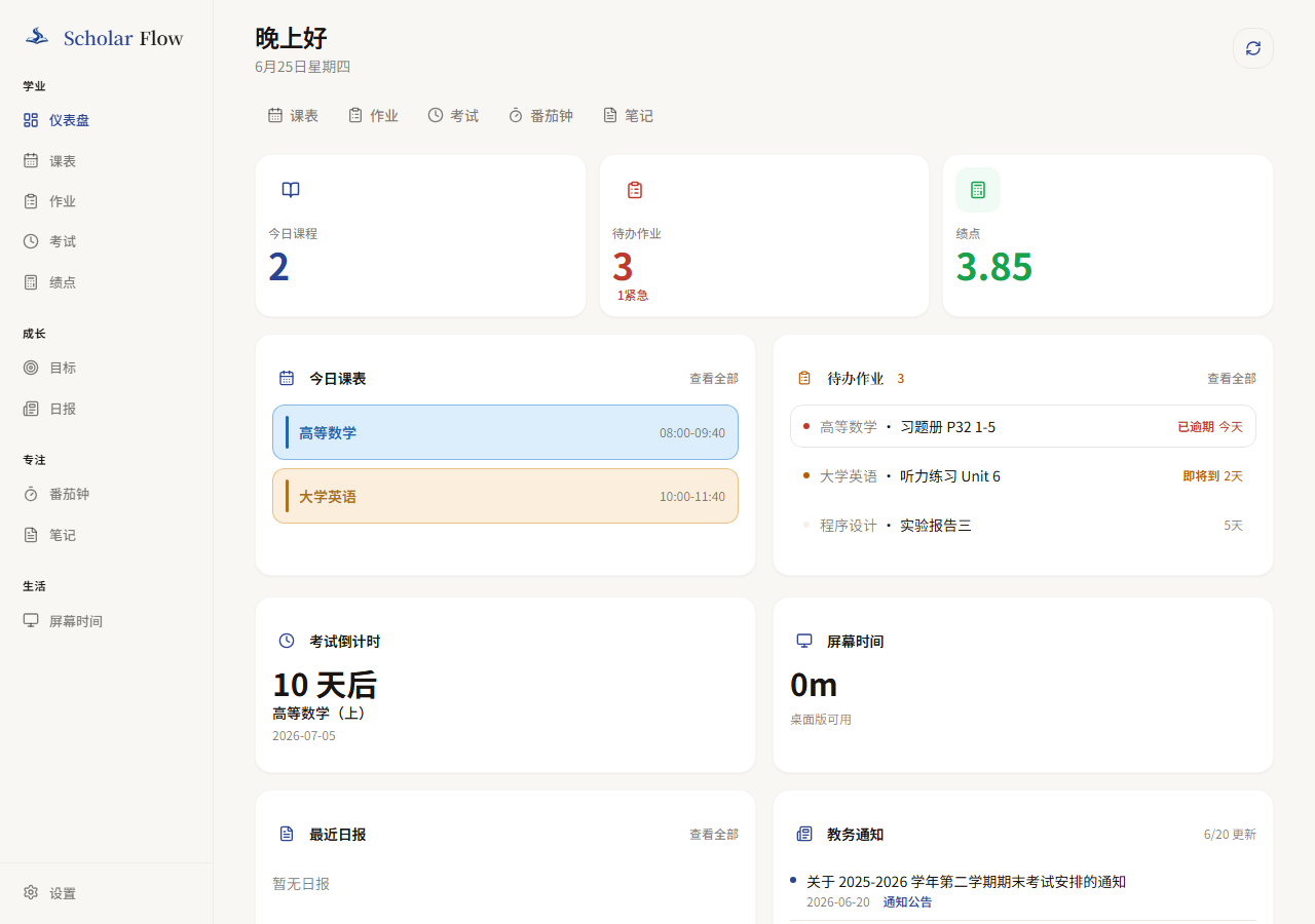 ScholarFlow 桌面端